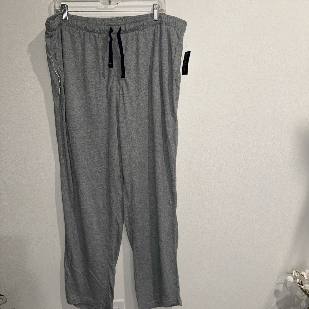 Club‎ Room Men Gray Sleepwear Stretch Drawstring Pajama Lounge Pants Size XL